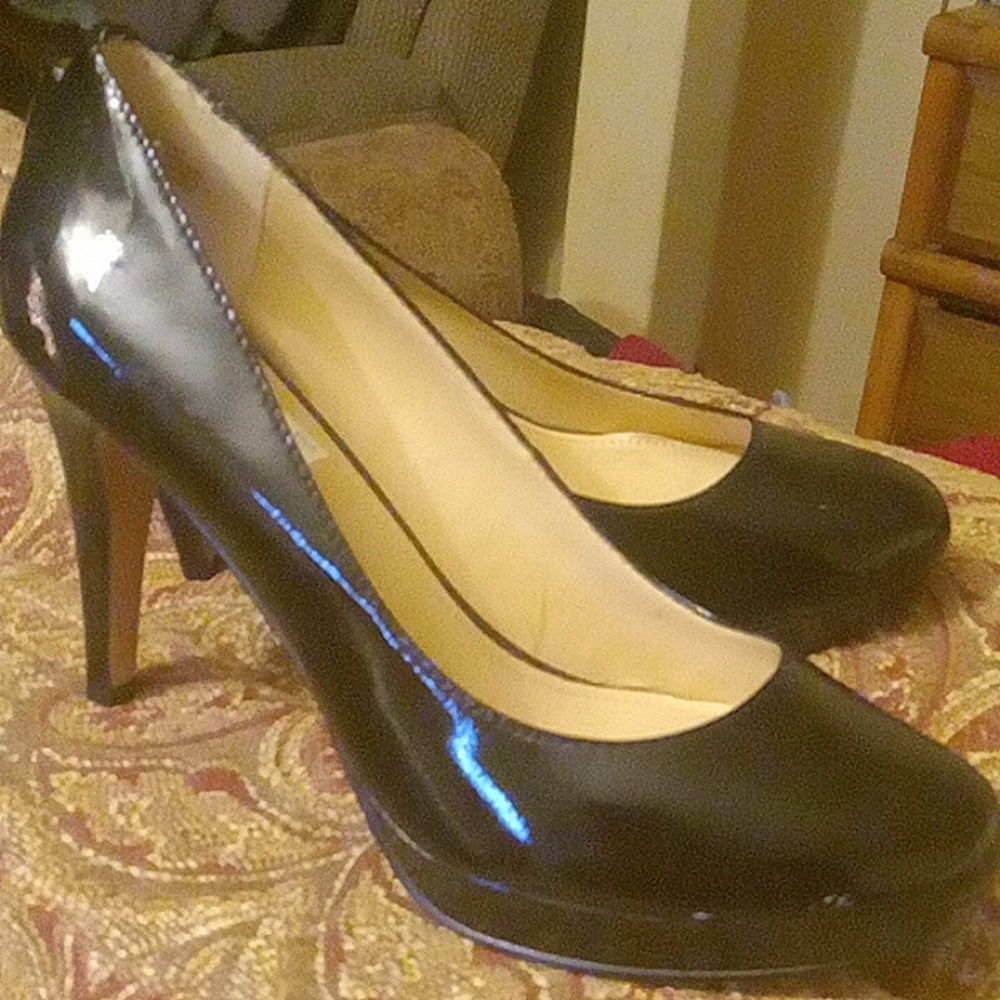 Circa Joan and David Black High Heels Size 8